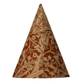 William Morris Arcadia Floral Garden Blume Partyhütchen (Rückseite)