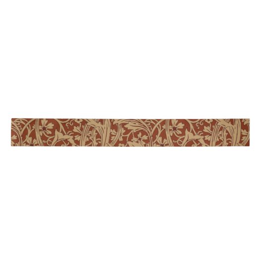 William Morris Arcadia Floral Garden Blume Satinband (Vorderseite)