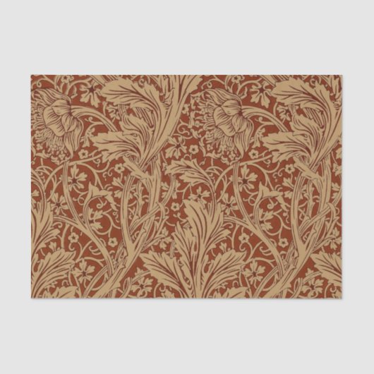 William Morris Arcadia Floral Garden Blume Seidenpapier (Vorderseite)
