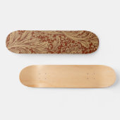 William Morris Arcadia Floral Garden Blume Skateboard (Horizontal)