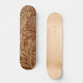 William Morris Arcadia Floral Garden Blume Skateboard (Vorderseite)