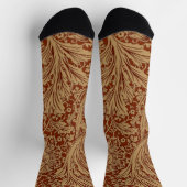 William Morris Arcadia Floral Garden Blume Socken (Oben)