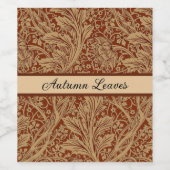 William Morris Arcadia Floral Garden Blume Weinetikett (Einzelnes Label)