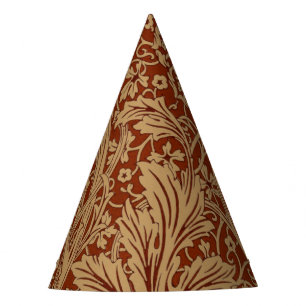 William Morris Arcadia Floral Garden Flower Klassi Partyhütchen