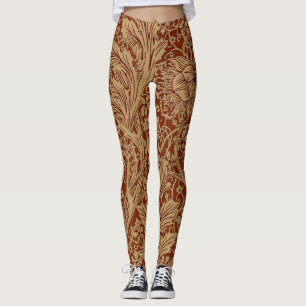 William Morris Arcadia Floral Garten Blumen-Klassi Leggings