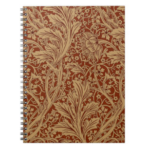 William Morris Arcadia Floral Garten Blumen-Klassi Notizblock