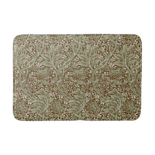 William Morris Arcadia Floral Pattern Classic Badematte