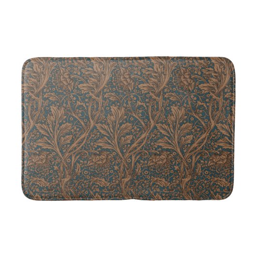 William Morris Arcadia Floral Pattern Classic Badematte (Vorderseite)