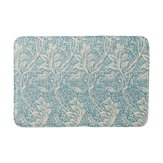 William Morris Arcadia Floral Pattern Classic Badematte (Vorderseite)