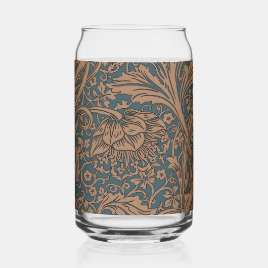 William Morris Arcadia Floral Pattern Classic Dosenglas (Vorderseite)