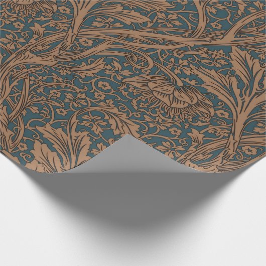 William Morris Arcadia Floral Pattern Classic Geschenkpapier (Ecke)