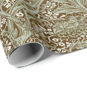William Morris Arcadia Floral Pattern Classic Geschenkpapier (Rolleneckpunkt)