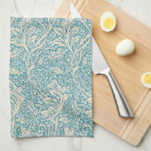 William Morris Arcadia Floral Pattern Classic Geschirrtuch (Viertel Falte)