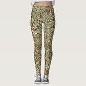 William Morris Arcadia Floral Pattern Classic Leggings (Vorderseite)