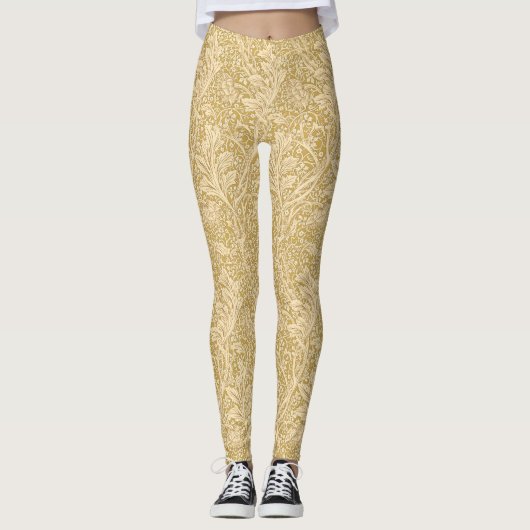 William Morris Arcadia Floral Pattern Classic Leggings (Vorderseite)