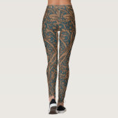 William Morris Arcadia Floral Pattern Classic Leggings (Rückseite)