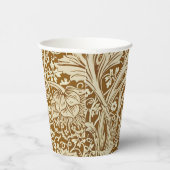 William Morris Arcadia Floral Pattern Classic Pappbecher (Rechts)