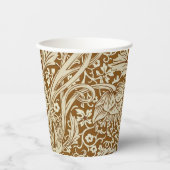William Morris Arcadia Floral Pattern Classic Pappbecher (Vorderseite)
