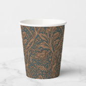 William Morris Arcadia Floral Pattern Classic Pappbecher (Links)