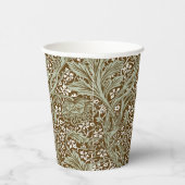 William Morris Arcadia Floral Pattern Classic Pappbecher (Rechts)