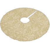 William Morris Arcadia Floral Pattern Classic Polyester Weihnachtsbaumdecke (Schrägansicht)