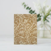 William Morris Arcadia Floral Pattern Classic Postkarte (Stehend Vorderseite)