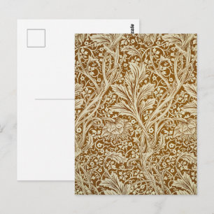 William Morris Arcadia Floral Pattern Classic Postkarte