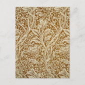 William Morris Arcadia Floral Pattern Classic Postkarte (Vorderseite)
