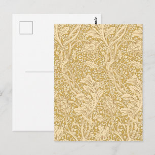 William Morris Arcadia Floral Pattern Classic Postkarte