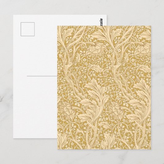 William Morris Arcadia Floral Pattern Classic Postkarte (Vorne/Hinten)
