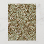 William Morris Arcadia Floral Pattern Classic Postkarte (Vorderseite)