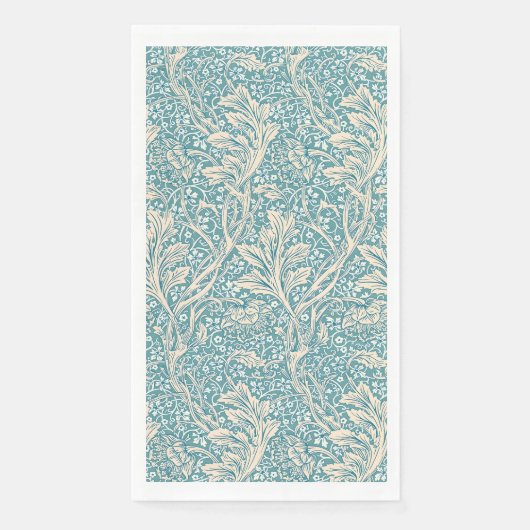 William Morris Arcadia Floral Pattern Classic Serviette (Vorderseite)