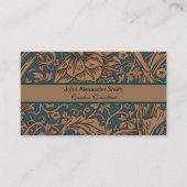 William Morris Arcadia Floral Pattern Classic Visitenkarte (Vorderseite)