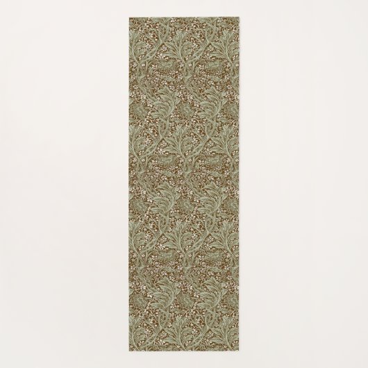 William Morris Arcadia Floral Pattern Classic Yogamatte (Rückseite)