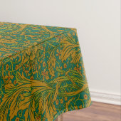 William Morris Arcadia Floral Pattern Green Golden Tischdecke (Beispiel)