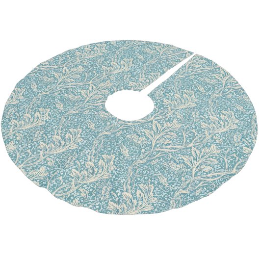 William Morris Arcadia Floral Pattern Polyester Weihnachtsbaumdecke (Schrägansicht)