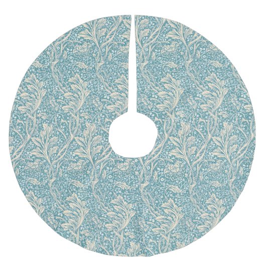 William Morris Arcadia Floral Pattern Polyester Weihnachtsbaumdecke (Vorderseite)