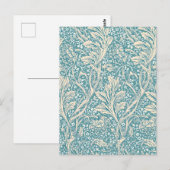 William Morris Arcadia Floral Pattern Postkarte (Vorne/Hinten)