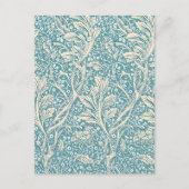 William Morris Arcadia Floral Pattern Postkarte (Vorderseite)