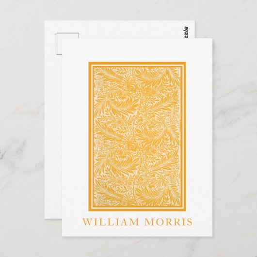 William Morris, Arcadia Yellow Foliage Postkarte (Vorne/Hinten)