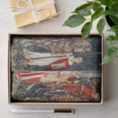 William Morris Arming & Abfahrt der Ritter  Seidenpapier (Geschenk)