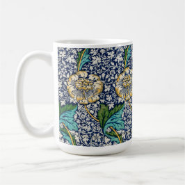 William Morris Art Blue Tasse
