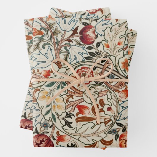 William Morris Art Blumenpapier Geschenkpapier Set (Beispiel)