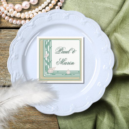 William Morris Art Deco Serviette