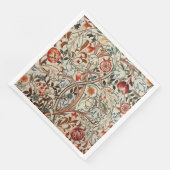 William Morris Art Design Blumenpapierservietten Serviette (Ecke)