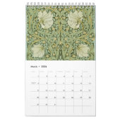 William Morris Art Design Kalender (Mär 2026)