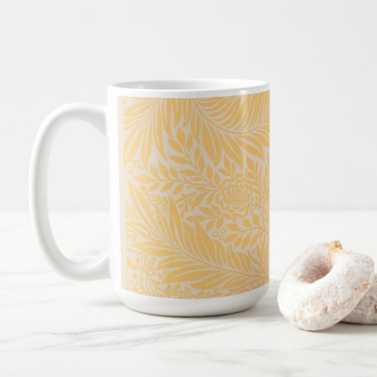 William Morris Art Design Larkspur Tasse (Mit Donut)