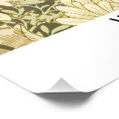 William Morris Art Floral Prints Exhibition Poster (Ecke)