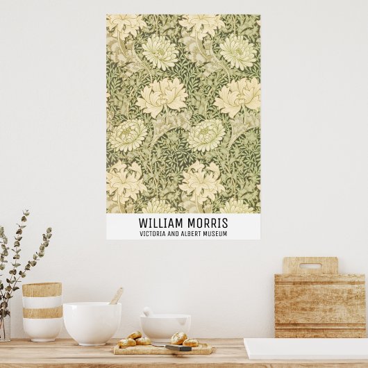 William Morris Art Floral Prints Exhibition Poster (Küche)