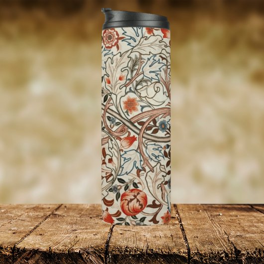 William Morris art florale design thermal tumbler Thermosbecher